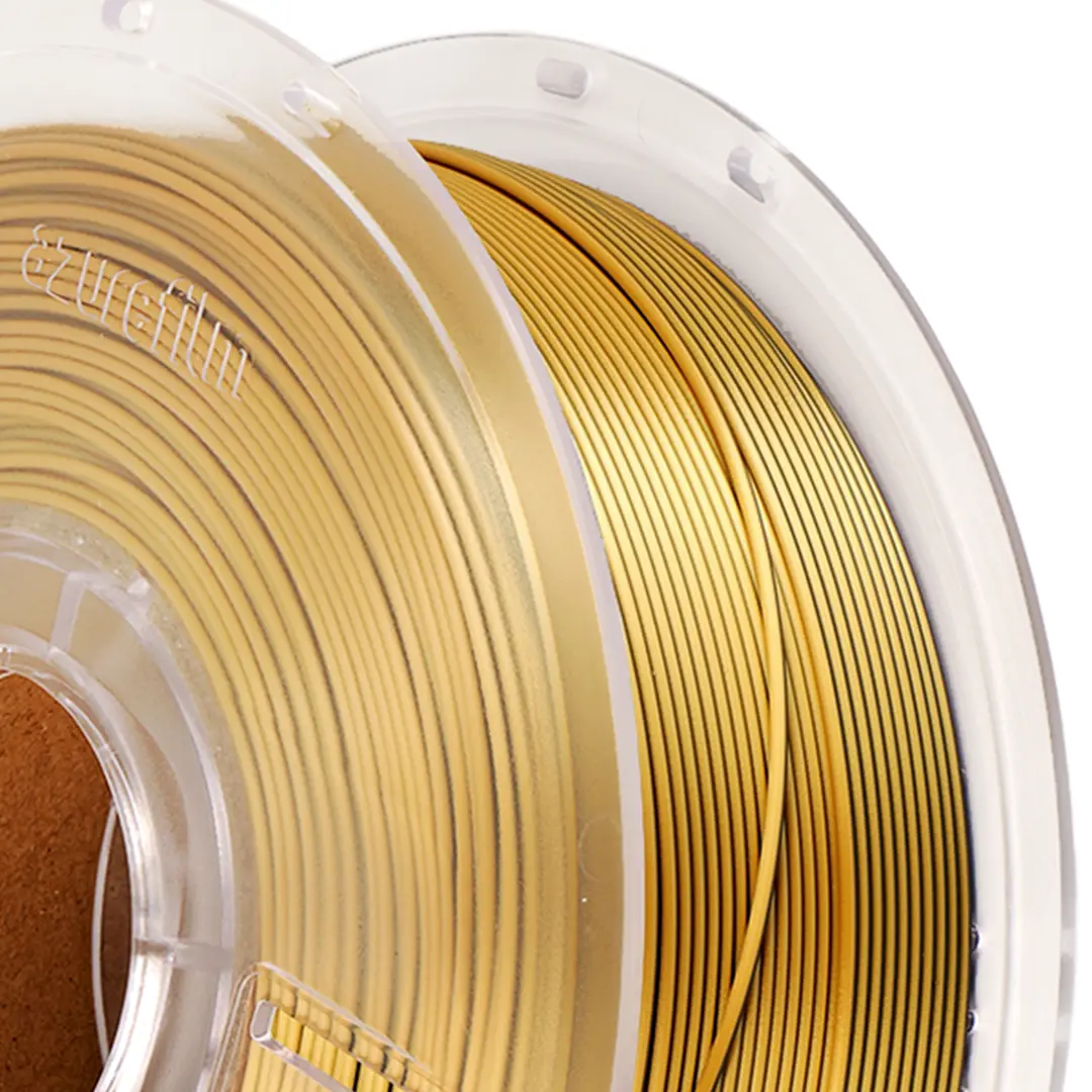 Filament 1.75 mm AzureFilm PLA Silk Dual Color Golden Shadow (multicolor) 1kg