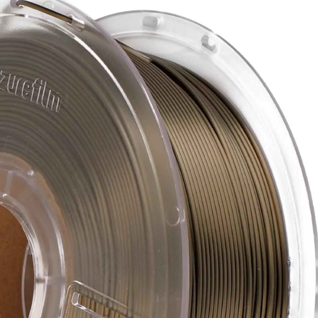 Filament 1.75 mm AzureFilm PLA Silk Dual Color Obsidian Moss (multicolor) 1kg