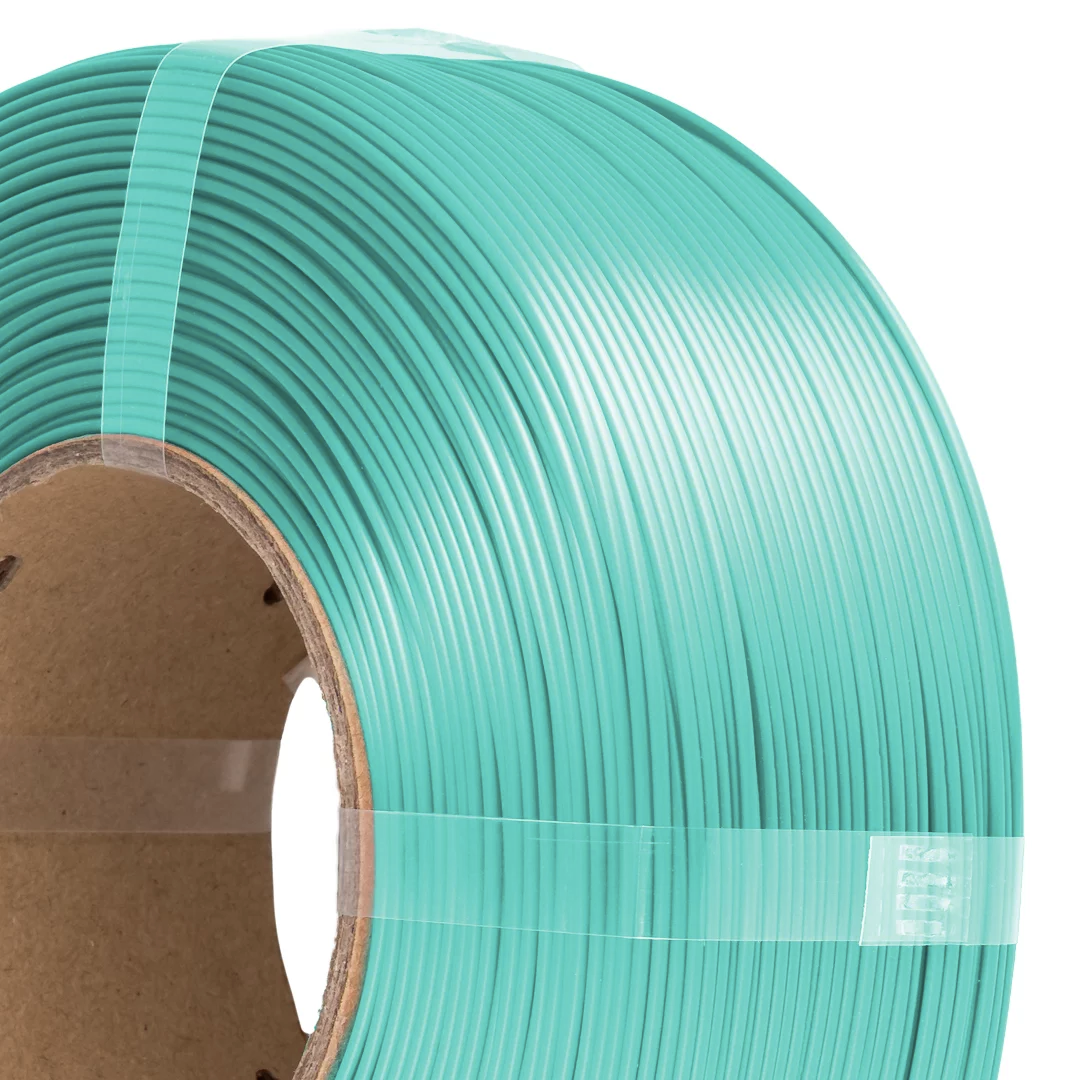 Filament 1.75 mm AzureFilm ReFill PLA Silk Turquoise Blue (turcoaz) 1kg