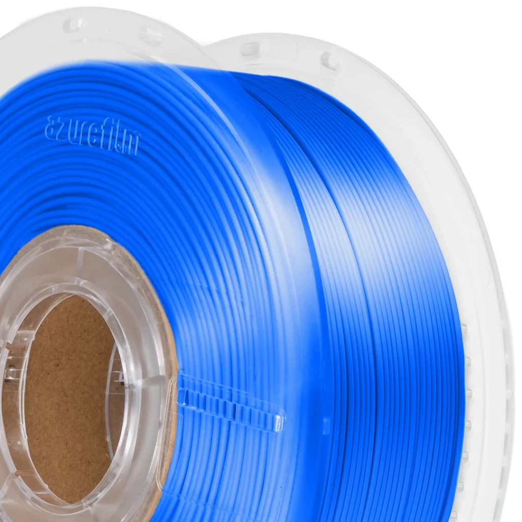 Filament 1.75 mm AzureFilm PLA Silk Ocean Blue (albastru) 1kg
