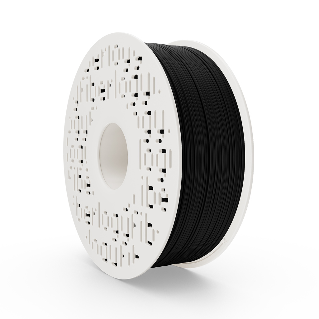 Filament 1.75 mm Fiberlogy Matte ASA Black (negru) - RAL 9011 - 1kg