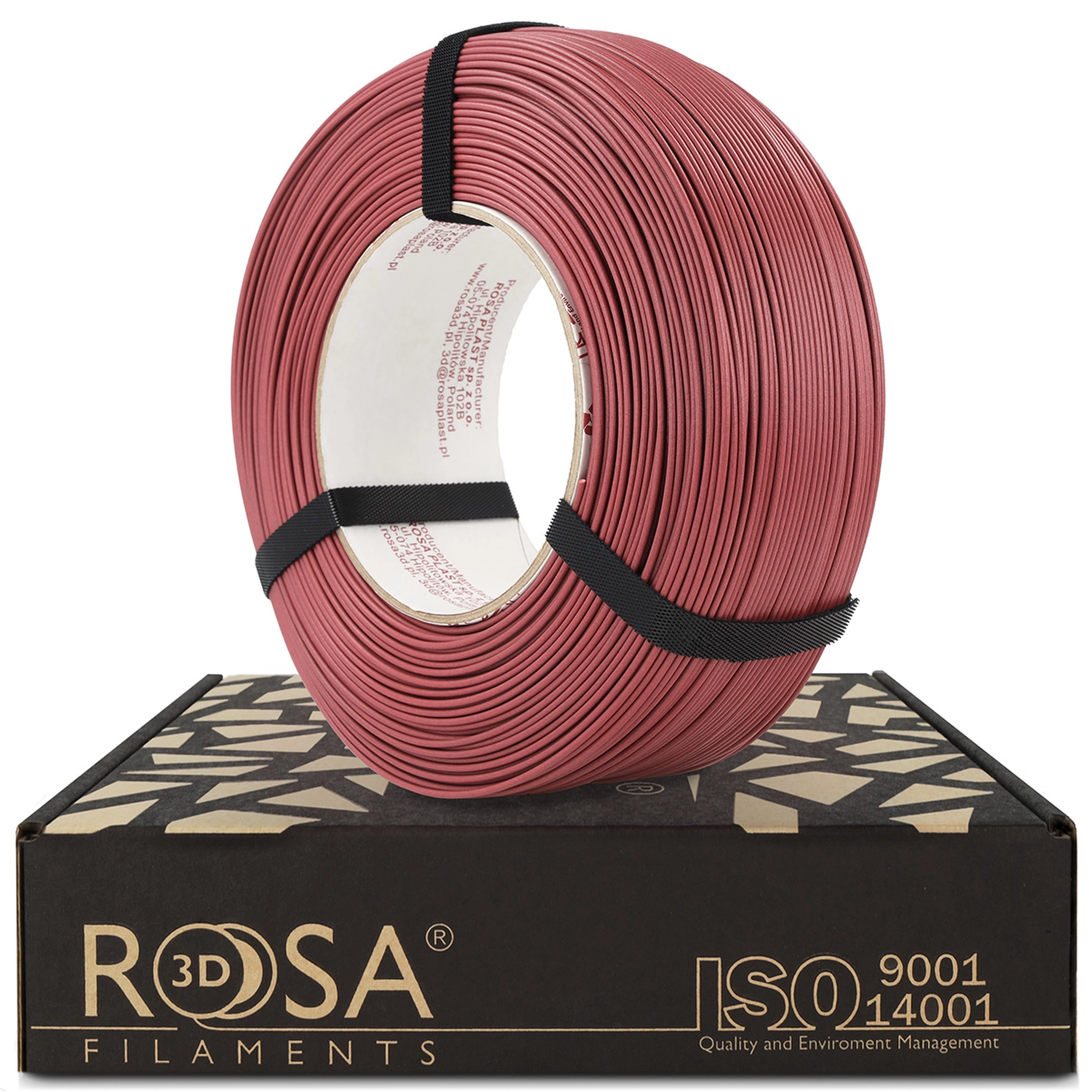 Filament 1.75 mm Rosa 3D ReFill PLA-CF Matt Hibiscus Pink (roz) 1kg
