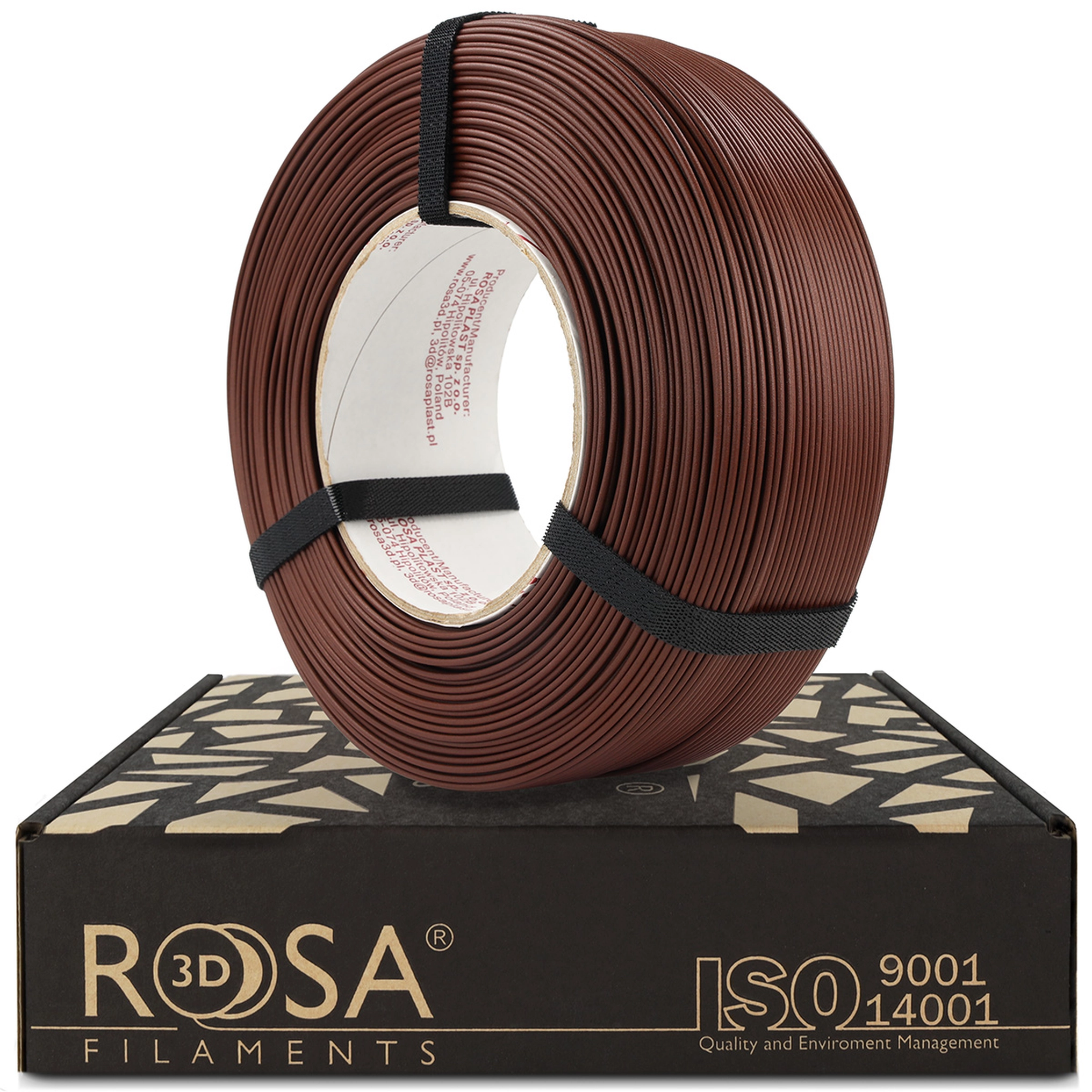 Filament 1.75 mm Rosa 3D ReFill PLA-CF Matt Fired Brick (maro) 1kg