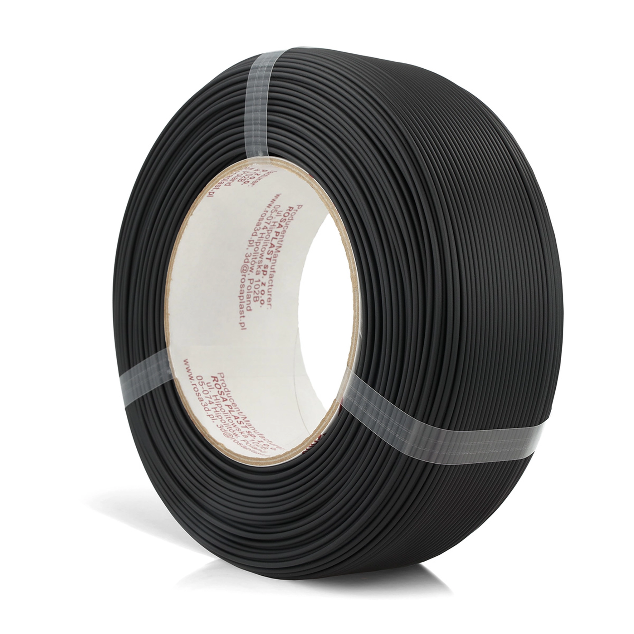 Filament 1.75 mm Rosa 3D ReFill PLA Speed Matt Black (negru) 1kg