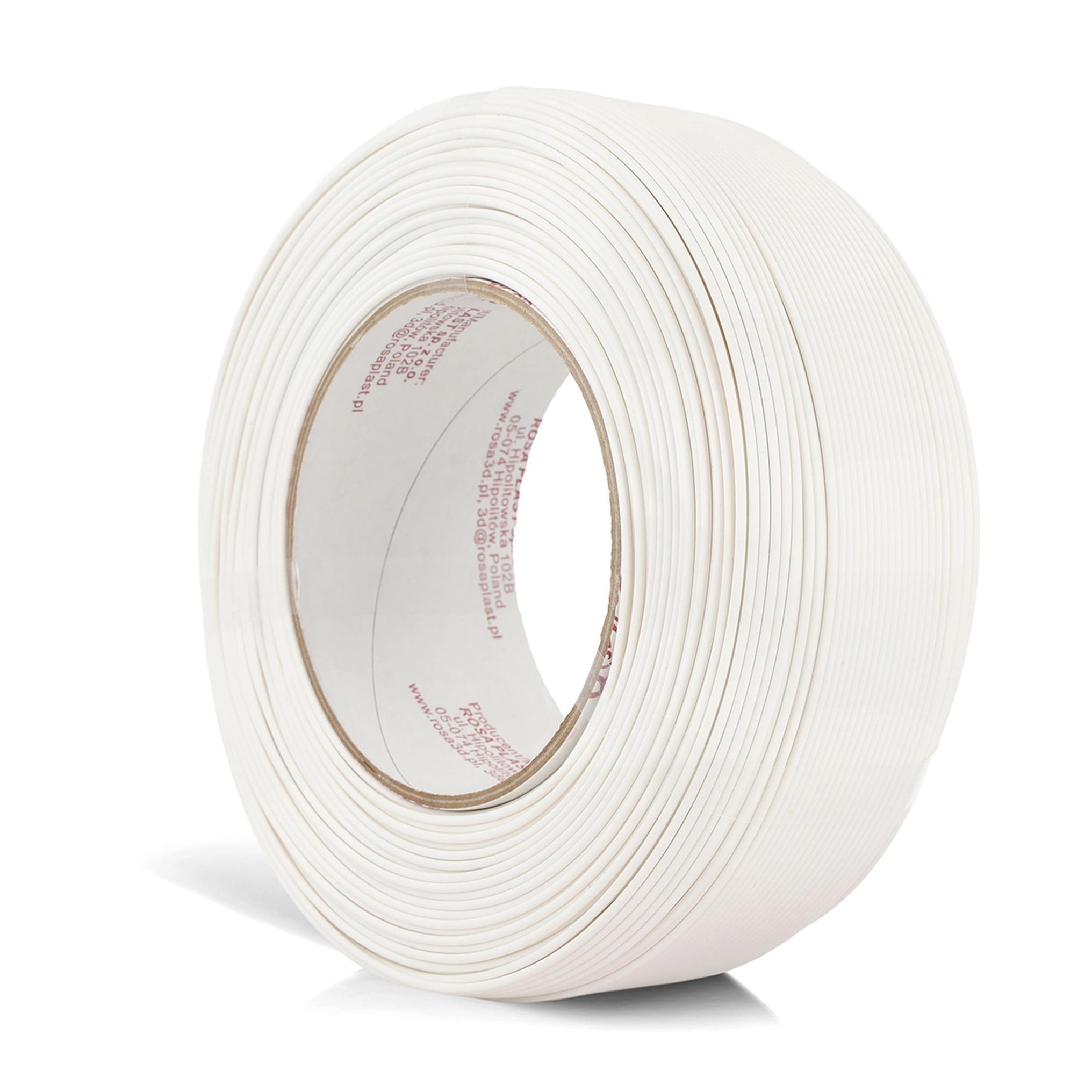 Filament 1.75 mm Rosa 3D ReFill PLA Speed Matt White (alb) 1kg