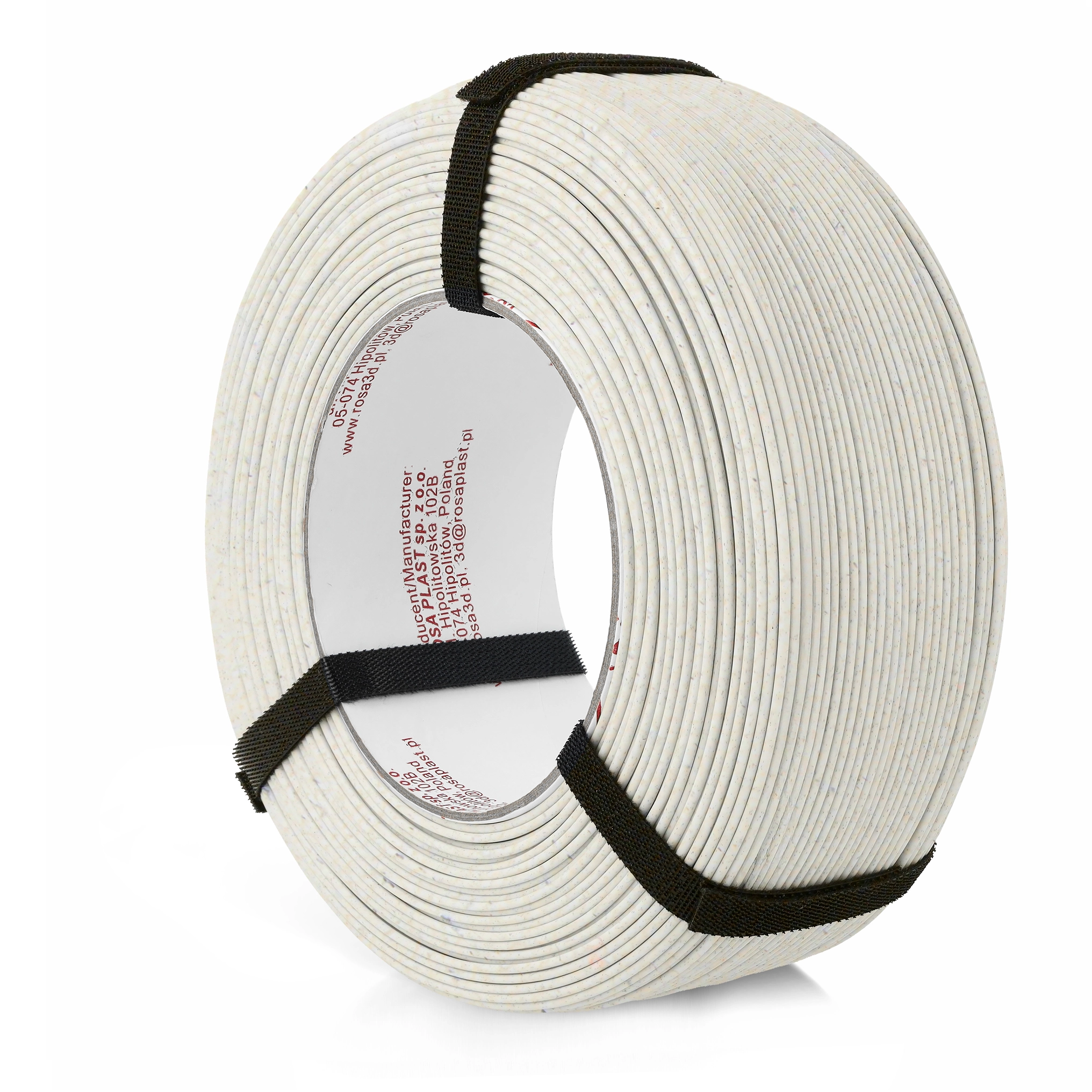 Filament 1.75 mm Rosa 3D ReFill PLA Speed Matt Marble Ivory Warm White (alb) 1kg