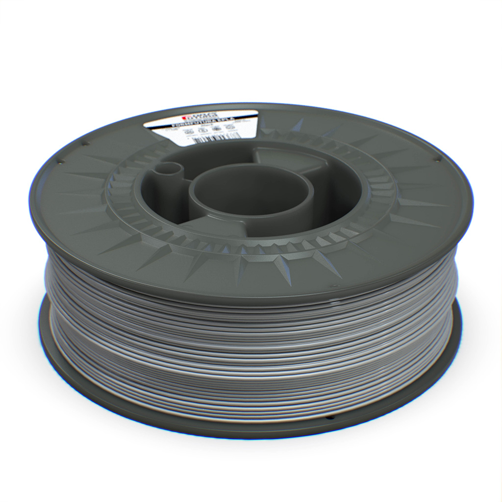 Filament 1.75mm FormFutura Bulk PETG Silver (argintiu) 1kg