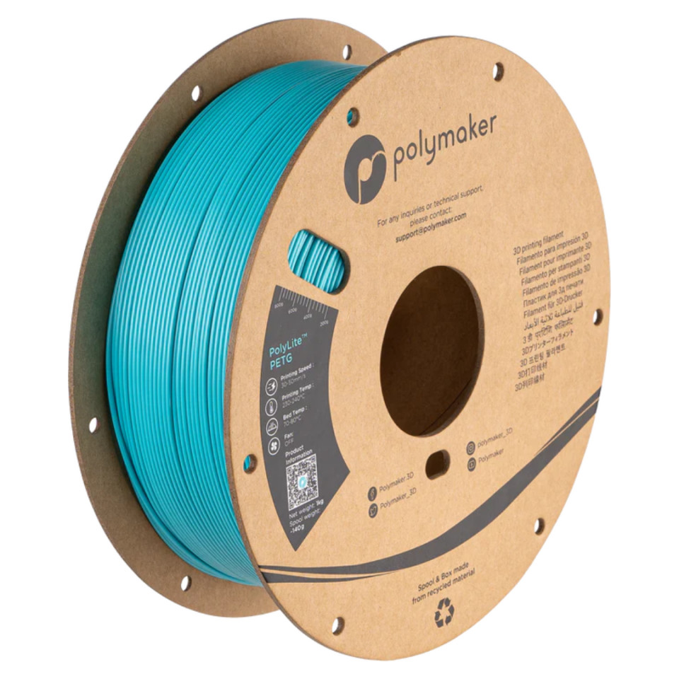 Filament Polymaker PolyLite PLA PRO Polymaker Teal Filamente3D