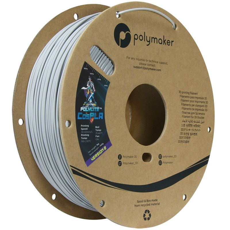 Filament PolyLite CosPLA Versiunea B 1kg | Polymaker - Filamente3D.ro