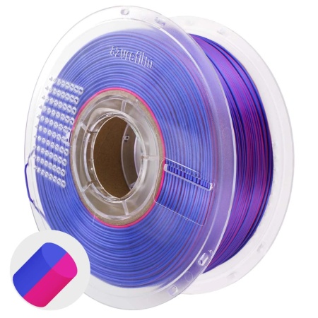 Filament 1.75 mm AzureFilm PLA Silk Dual Color Velvet Bloom (multicolor) 1kg