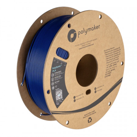Filament 1.75 mm PolySonic PLA (PLA de mare viteza) Blue (albastru) - 1kg