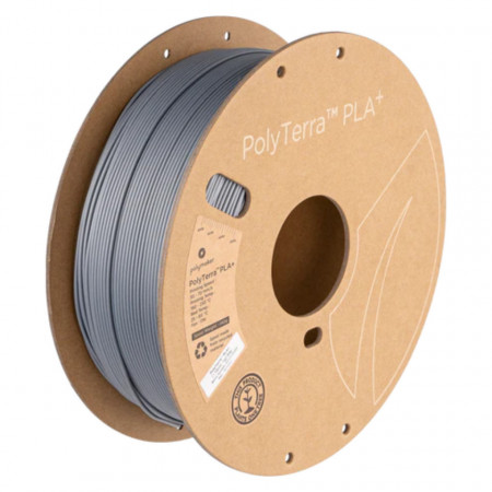 Filament 1.75mm Polymaker PolyTerra PLA+ Grey (gri) 1kg