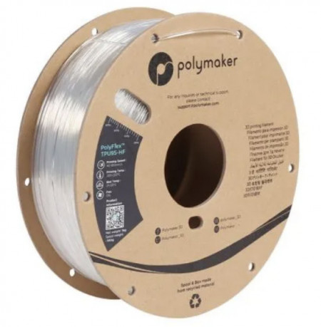 Filament Polymaker PolyFlex TPU-95A HF - High Speed Clear (transparent) 1kg