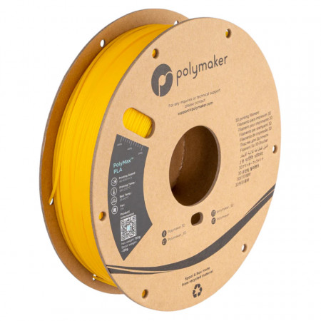 Filament Polymaker PolyMax Tough PLA Yellow (galben) 750g