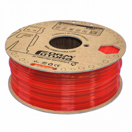 Filament 1.75mm EasyFil ePETG Transparent Orange (portocaliu transparent) 1kg