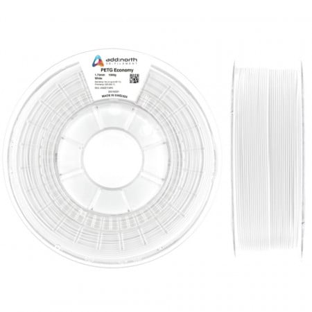 Filament PETG Economy White (alb) 1kg