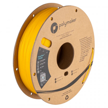 Filament Polymaker PolyFlex TPU-95A Yellow (galben) 750g