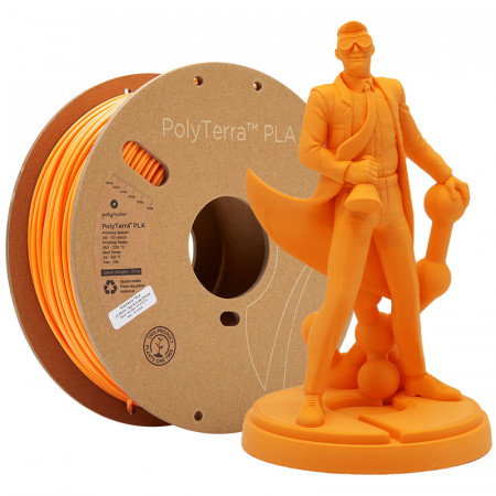 Filament Polymaker PolyTerra PLA Sunrise Orange (portocaliu)1kg