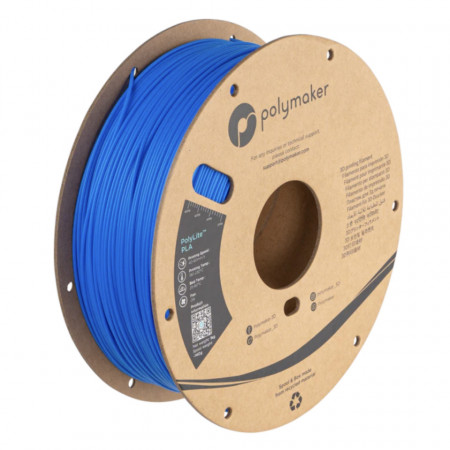 Filament Polymaker PolyLite PLA Azure Blue (albastru)1kg