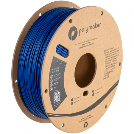 Filament Polymaker PolyLite PLA PRO Blue (albastru)1kg