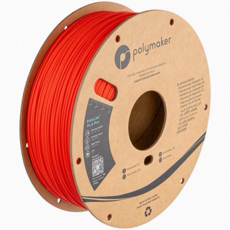 Filament Polymaker PolyLite PLA PRO Red (rosu)1kg