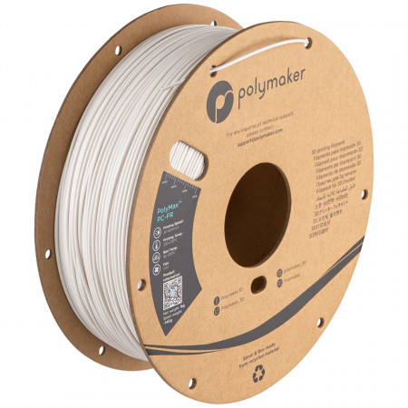 Filament Polymaker PolyMax Tough PC-FR White 1kg