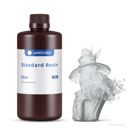 Rasina Anycubic Standard UV Resin Clear (transparent) - 1kg