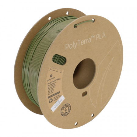 Filament 1.75 mm PolyTerra Dual PLA Camouflage (Dark Green-Brown) 1kg