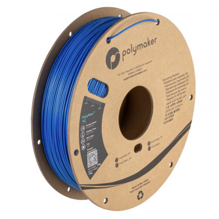 Filament Polymaker PolyMax Tough PC (fost PC-Max) Blue (albastru) 750g
