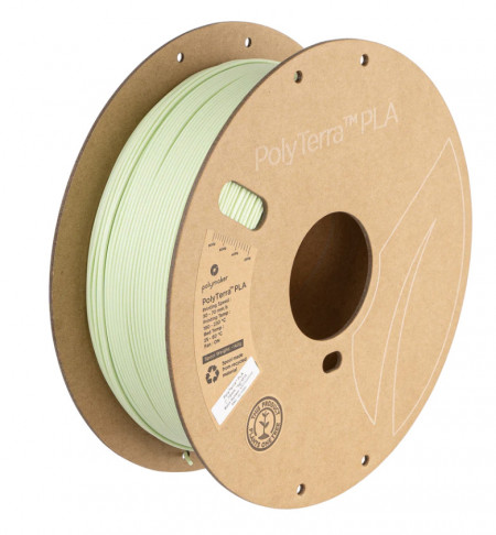 Filament Polymaker PolyTerra PLA Mint (verde deschis)1kg