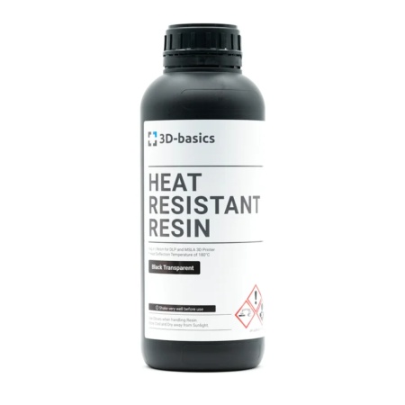Rasina rezistenta la temperatura Black Transparent (negru transparent) 1kg
