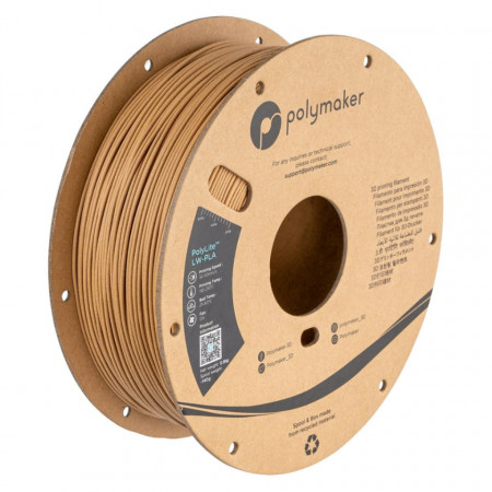 Filament 1.75 mm PolyLite LW-PLA Wood (maro) 800g