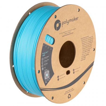 Filament Polymaker PolyLite ABS Light Blue (albastru deschis)1kg