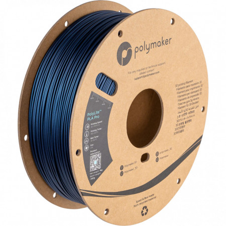 Filament Polymaker PolyLite PLA PRO Metallic Blue (albastru)1kg