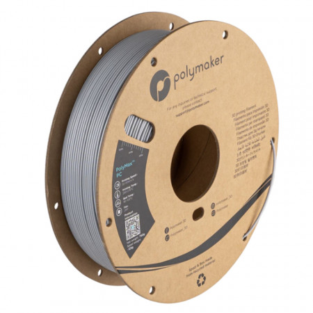 Filament Polymaker PolyMax Tough PC (fost PC-Max) Grey (gri) 750g