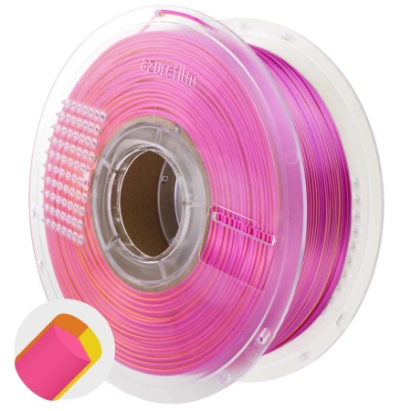 Filament 1.75 mm AzureFilm PLA Silk Tri Color Sunset Blaze (multicolor) 1kg