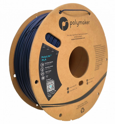 Filament 1.75 mm Polymaker PolyLite PLA Sparkle Dark Blue (albastru)1kg