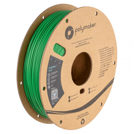 Filament Polymaker PolyMax Tough PLA Green (verde) 750g