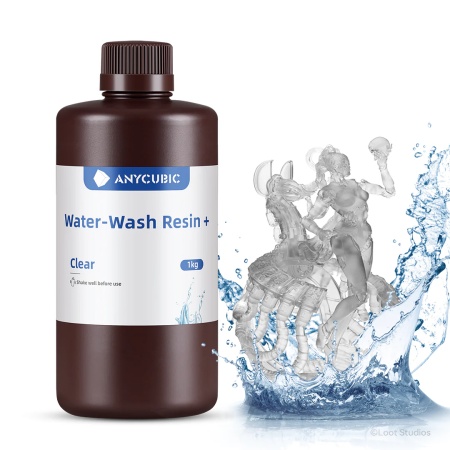 Rasina Anycubic Water-Wash Resin+ Clear (transparent) - 1kg