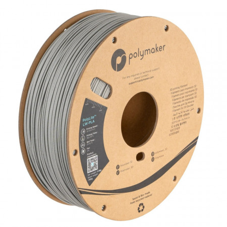 Filament 1.75 mm PolyLite LW-PLA Grey (gri) 800g
