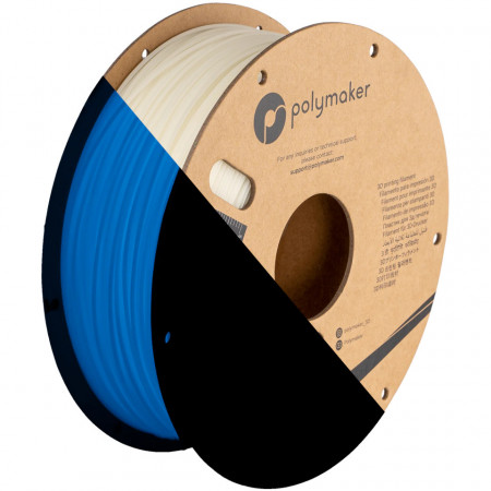 Filament 1.75 mm Polymaker PolyLite PLA Glow in the Dark - Blue (albastru)1kg