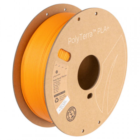 Filament 1.75mm Polymaker PolyTerra PLA+ Orange (portocaliu) 1kg