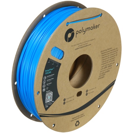 Filament Polymaker PolyFlex TPU-95A Blue (albastru) 750g