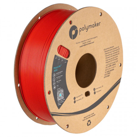 Filament Polymaker PolyLite ASA Red (rosu)1kg
