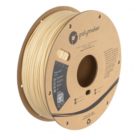 Filament Polymaker PolyLite PLA Cream (maro deschis)1kg