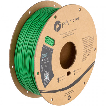 Filament Polymaker PolyLite PLA PRO Green (verde)1kg