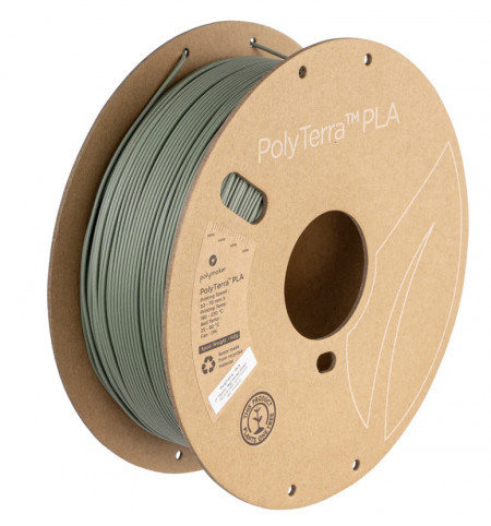 Filament Polymaker PolyTerra PLA Muted Green (verde)1kg