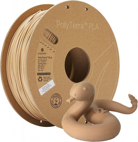 Filament Polymaker PolyTerra PLA Peanut (maro)1kg
