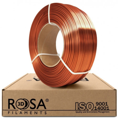 Filament 1.75 mm ReFill PLA Silk Copper (cupru) 1kg