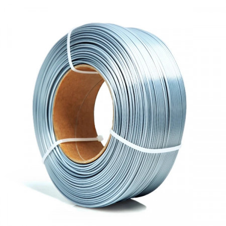 Filament 1.75 mm ReFill PLA Silk Silver (argintiu) 1kg